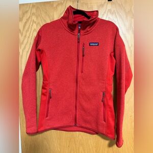 Patagonia Women's Red Fleece Zip Up